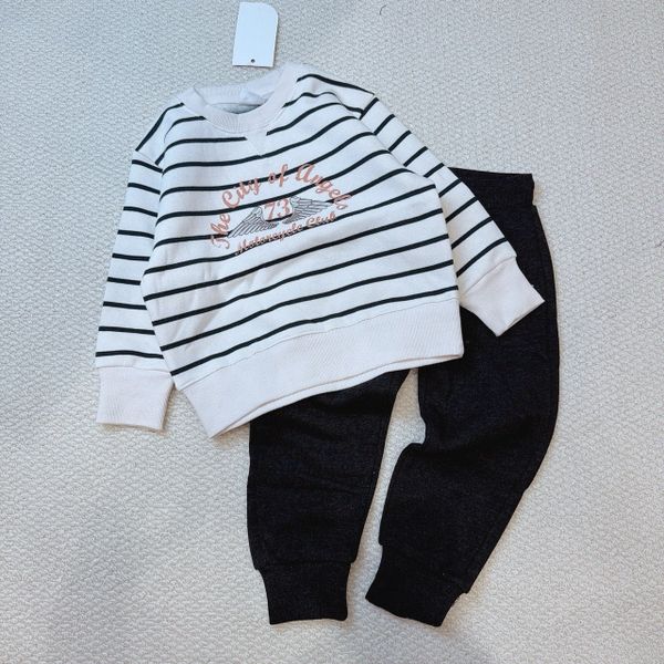 BBG21 - Bộ nỉ bông Minene nhiều màu cho bé size 2-6y