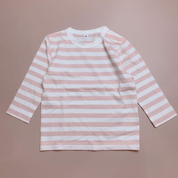 ABT110 - Áo cotton Muji trơn, kẻ nhiều màu BTBG