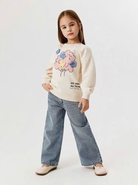 ABG28 - Áo nỉ da cá Acoola nhiều mẫu Bé Gái size 98 - 128