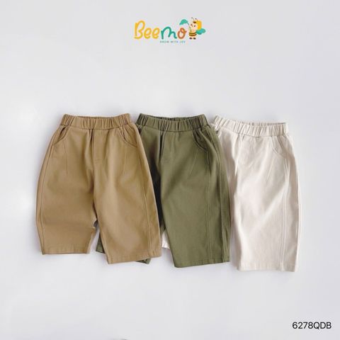 6278QDB - Quần kaki Beemo ống suông 3 màu size 1-6y