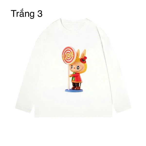 ABG48 - Áo cotton Nexxi Labubu nhiều hình cho bé size 1 - 14y