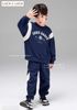 Lu 1681 - Bộ nỉ hai da Luca phối tay Eddie Bauer 2 màu bé trai size 2-12y