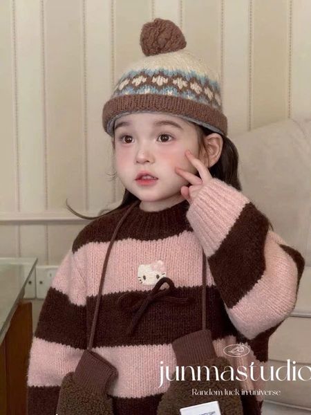 ALBG06 - Áo len Tongnono nhiều mẫu cho Bé Gái size 110 - 150
