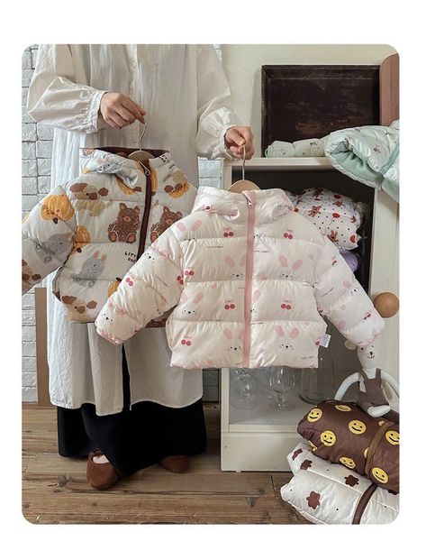 AK31 - Áo khoác phao lót nỉ siêu nhẹ mềm ấm nhiều màu cho bé size 90-130