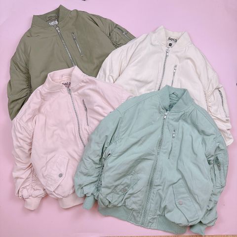 AK76 - Áo khoác bomber Sela tay nhún 5 màu size 98 - 158