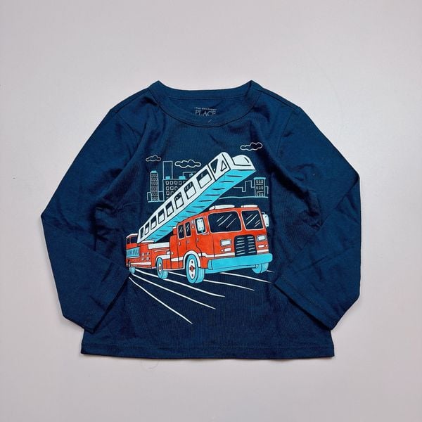 ABT114 - Áo cotton dài tay dòng nhí cho bé trai size 1-5y