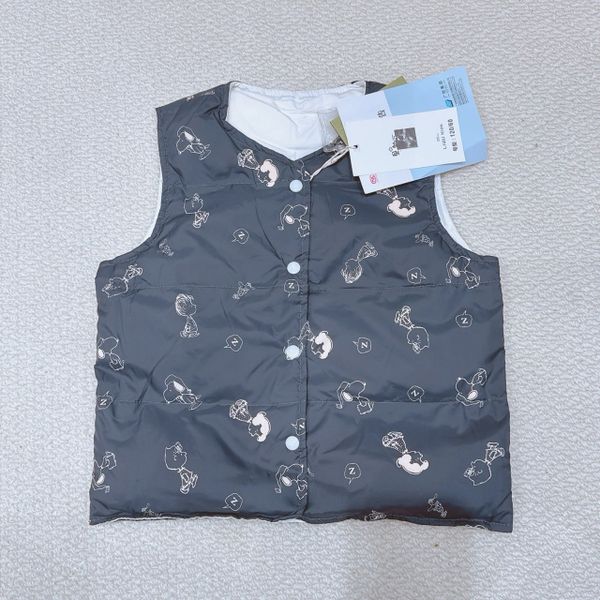 AK28 - Áo khoác gile lông vũ Liwu Kids siêu nhẹ 2 mặt nhiều mẫu cho bé size 90 - 130