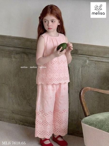 MLSBCC.7620 - Bộ Melisa bé gái size 2-11y