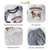 6218BDB - Bộ thun sọc Beemo Original bé trai size 1-6y