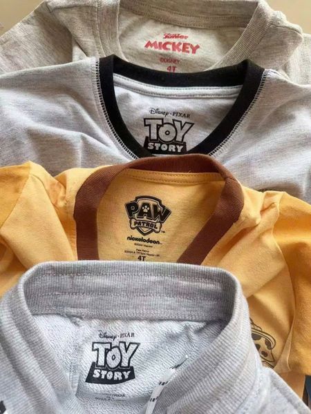 BBT31 - Bộ cotton Paw Patrol, Bluey nhiều mẫu cho bé trai size 1-5y