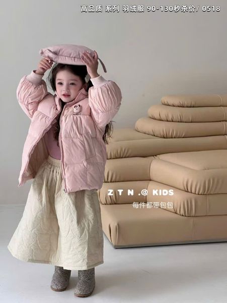 AK26 - Áo khoác phao lông vũ Enenyu Kids kèm balo cho bé gái size 90-130