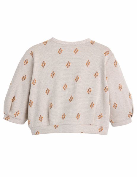 BBG24 - Áo khoác nỉ mỏng, quần short nỉ MM màu nâu tây cho bé size 90-120