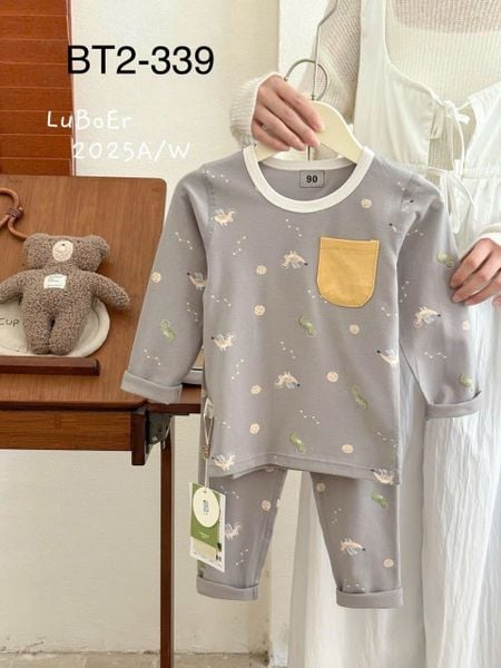 BBT26 - Bộ thun Luboer nhiều hình cho Bé Trai size 90 - 160