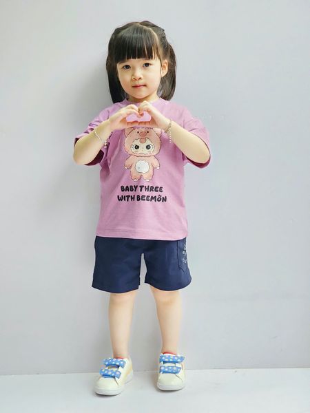 BBG35 - Bộ vải golf Bee Mon Capybara, Baby Three nhiều màu cho bé size 120-160