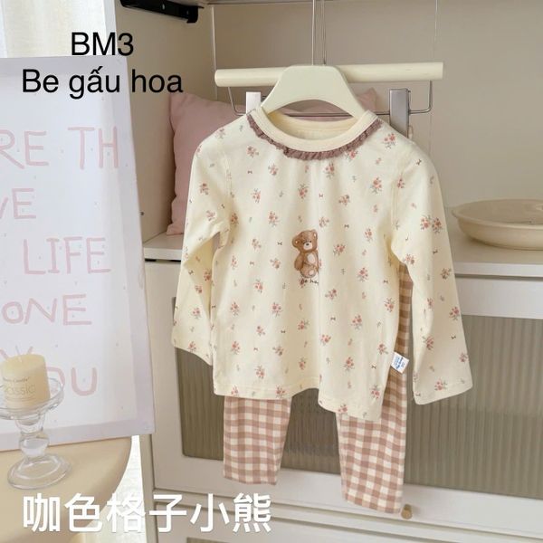 BBG25 - Bộ thun dài tay Hey Honey nhiều mẫu cho bé size 90 - 150