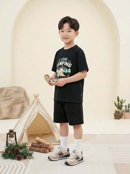 BM2603ST01 - Bộ quần áo Beemon trẻ em cổ tròn size 120-160