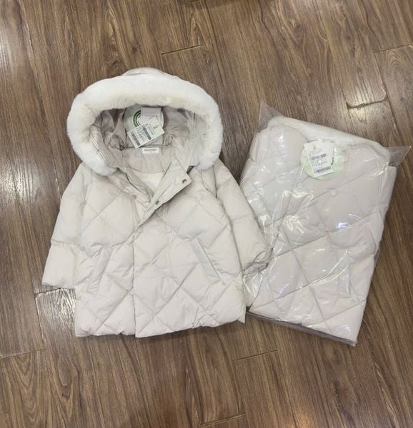 AKBT19 - Áo khoác phao lông vũ Happyland 2 màu cho bé size 90-120