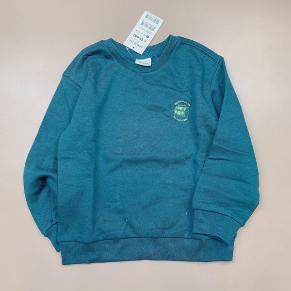 ABT102 - Áo nỉ bông trơn in ngực nhiều màu BTBG