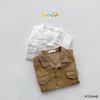 4125AHB - Áo sơ mi be vẻ Beemo 2 túi súp trước ngực size 80-130
