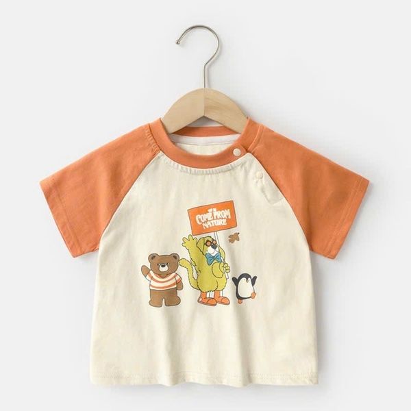 ABT37 - BM2 Áo cotton Cutepanda tay giác lăng nhiều màu cho bé size 90-120