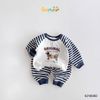 6218BDB - Bộ thun sọc Beemo Original bé trai size 1-6y