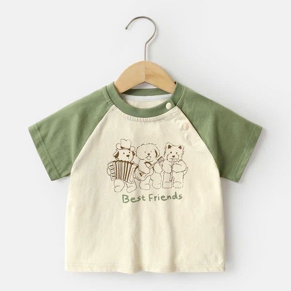 ABT37 - BM2 Áo cotton Cutepanda tay giác lăng nhiều màu cho bé size 90-120