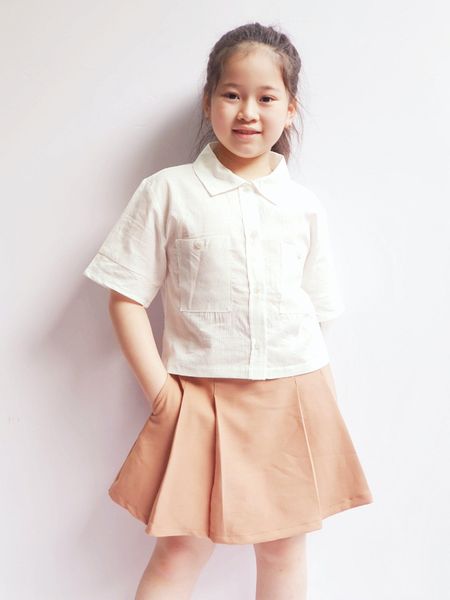 CVAY17 - Chân váy Bee Mon xếp ly kèm quần 5 màu