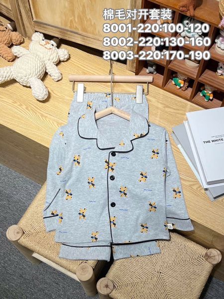 BBT10 - Bộ Pyjama vải thun GuoguoYinuo nhiều màu cho bé trai size 100-160