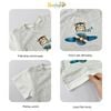 6057BHB - Bộ thun cotton Beemo giả gile bé trai size 1-6y