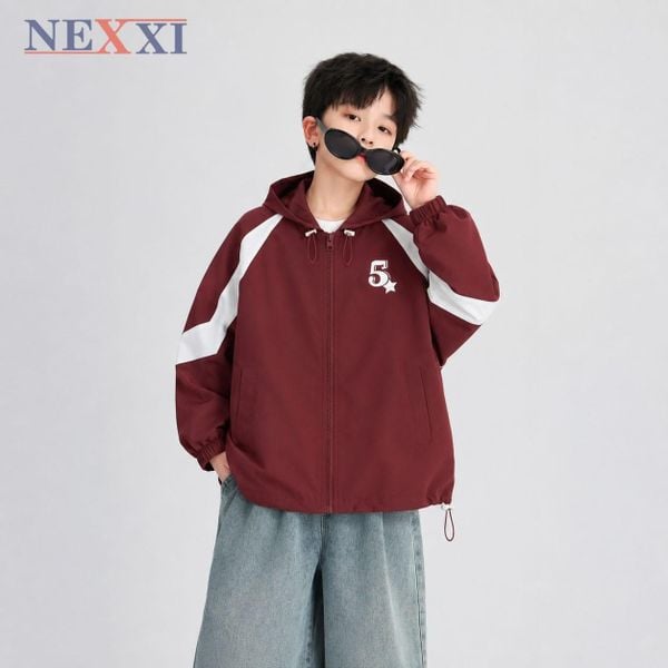 2609.81 - Áo khoác gió Nexxi có nón số 5 cowboy size 3-8y