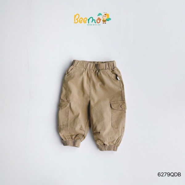 6279QDB - Quần Linen Năng Động Beemo Bé Trai 1 - 6y