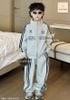 JJ 1295 - Bộ nỉ da cá Jam & Jenny kéo khóa Hiessu 2 màu bé trai size 2-12y