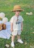 6057BHB - Bộ thun cotton Beemo giả gile bé trai size 1-6y