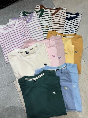 ABT09 - Áo cotton dài tay BD nhiều màu cho bé size 100-165
