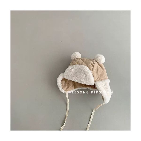 SH2512PK021 - Mũ phi công chống gió mùa đông cho bé, chất liệu vải cotton kích thước 42-46cm, NSX Yiwu Lesong Trading Co., Ltd