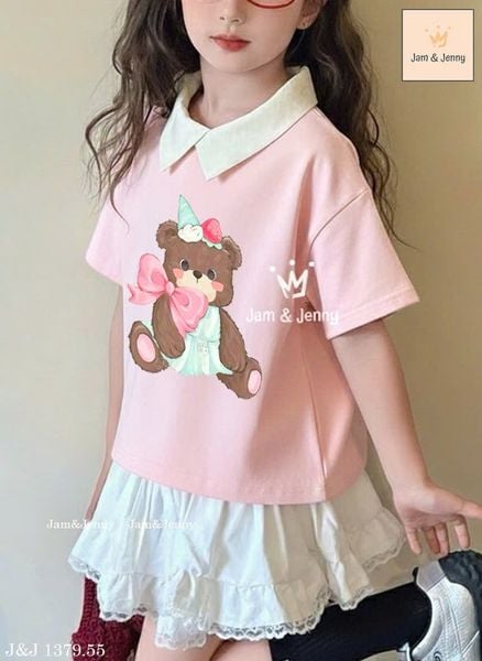 JJBCC.1379 - Bộ Jam & Jenny bé gái size 2-12y