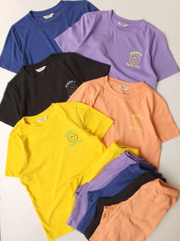 BBG32 - Bộ cotton Bee Mon mặt cười 5 màu BTBG size 110 - 160 - Bảng màu 2