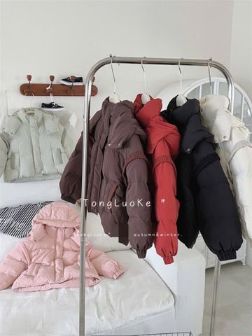 AK09 - Áo khoác phao lông vũ nhẹ ấm 5 màu cho bé size 110-150