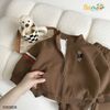 5362BDB - Bộ khoác Beemo bomber phối dây thêu gấu