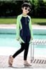 1166 - Bộ bơi YUKE dài tay, quần dài chống nắng bé trai size XL-6XL