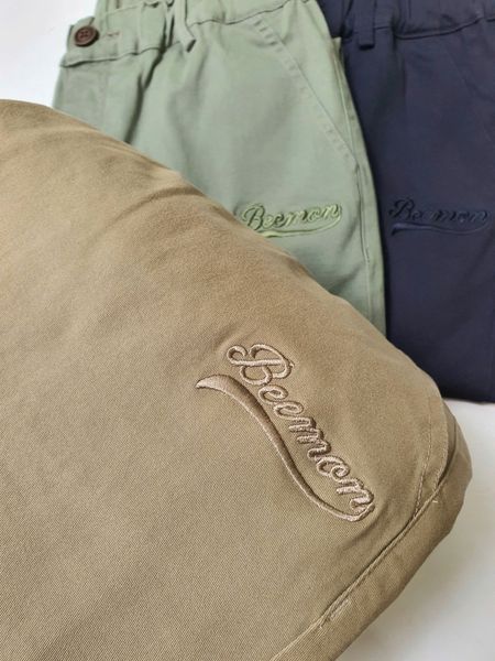 QBT07 - Quần dài kaki Beemon 3 màu nâu / navy / rêu cho bé size 120 - 160