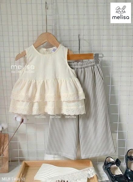 MLSBCC.7404 - Bộ Melisa bé gái size 2-12y
