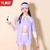 2379 - Bộ bơi YUKE dòng đại 2 màu cho bé gái size 150-190
