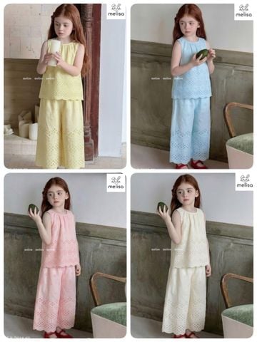 MLSBCC.7620 - Bộ Melisa bé gái size 2-11y