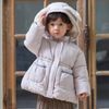 AK22 - Áo khoác phao Petitmain siêu nhẹ tai thỏ cho bé size 80-130