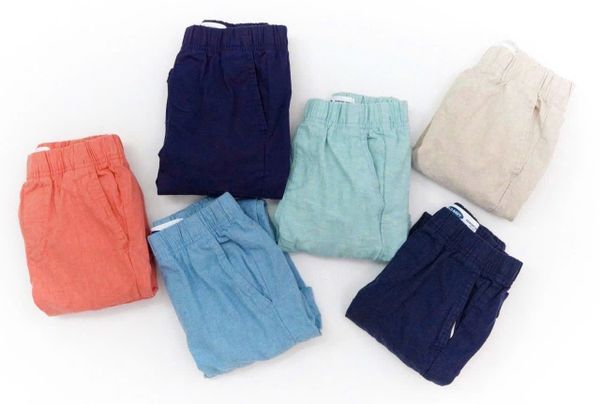 QBT15 - Quần jogger linen ONV nhiều màu cho bé size 6-10y