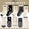 SH2511PK01 - Set 5 đôi tất Minliu Kidsocks dành cho trẻ em, chất liệu cotton+polyester+spandex, NSX Man Luu Textile Company Limited