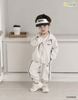 6294BDB - Bộ khoác gió Beemo vui chơi mỗi ngày 2 màu be/xanh bé trai size 1-6y