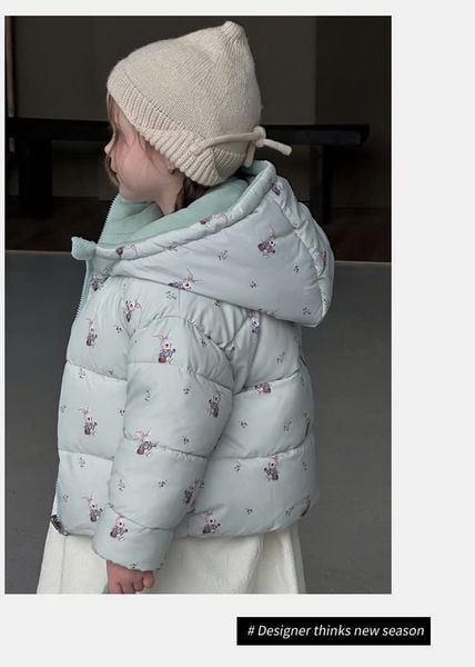 AK31 - Áo khoác phao lót nỉ siêu nhẹ mềm ấm nhiều màu cho bé size 90-130