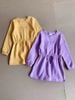 V00107 - Váy nỉ bông chun eo nhiều màu size 12m - 10y